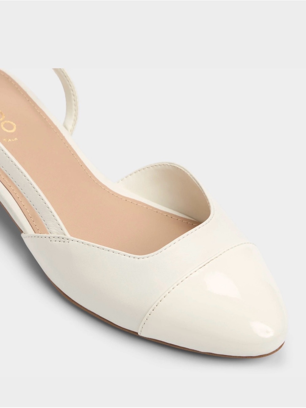 Aldo Clementinne Slingback ballerina shoe with block heel - Picture 2 of 7